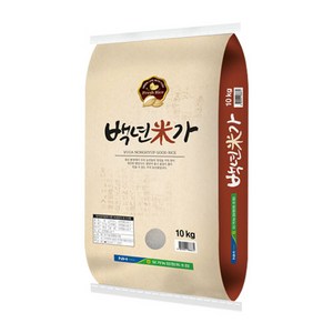 [유가농협] 백년미가 10kg/ 찹쌀이 섞여 찰진 쌀/ 13시 이전 주문시 당일발송, 1개