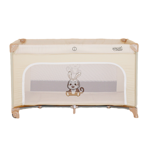 몽키버니 스윗 드림 5초컷 휴대용 접이식 아기 유아 침대 풀세트, 베이지