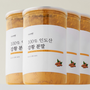 프리미엄 강황가루, 4개, 400g