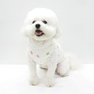 호나미네 핸드메이드 강아지옷 고양이옷 오가닉 젤리베어 실내복, 강아지-S, 1개