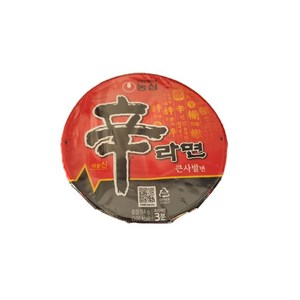 신라면 큰사발면 114g, 32개