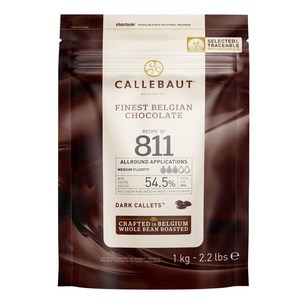 Callebaut 칼리바우트 넘버811 다크 초콜릿 커버춰 1kg, 1개