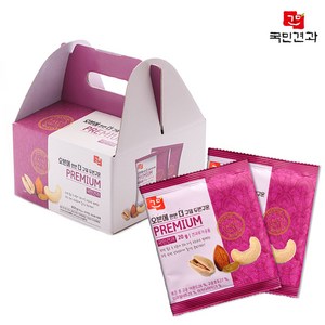 국민견과 오븐에 1번더 구워 '2번'구운 프리미엄견과, 20g, 30개