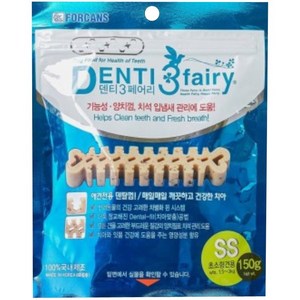 포켄스덴티페어리 반려견 덴탈껌 SS 초소형견용, 타피오카, 150g, 4개