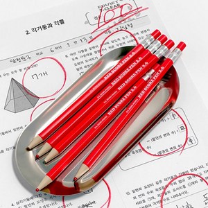 빨간 채점펜 노크식 채점용 채점색연필 v2 2.6mm (10개), 상세페이지 참조, 상세페이지 참조