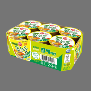 오뚜기 컵누들 참깨라면 컵, 6개