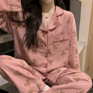 투이스타 코지 잠옷 파자마 홈웨어 상하의 세트 /3Color