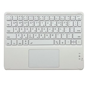 LED터치패드 트랙패드 키보드케이스, LED터치패드키보드 -화이트, LED터치패드키보드 -화이트