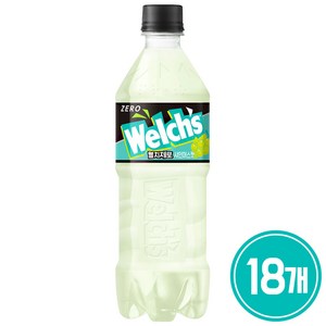 웰치스 제로 샤인머스캣, 600ml, 18개