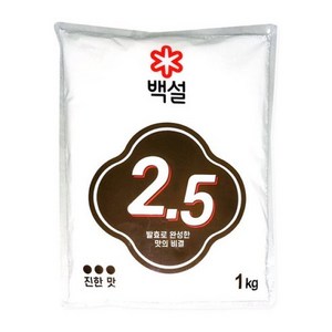 CJ/제일제당/백설 2.5 1kg, 1개