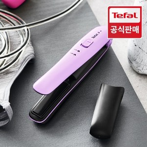 테팔 헤어스트레이트너 노마드 무선고데기 HS1310K0, 혼합색상