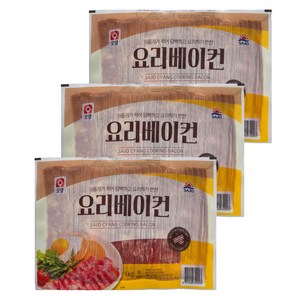 판매자 햇살누리 상품 요리 베이컨, 3kg, 1개