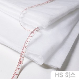 HS 하스 평면솜 3온스 두께 약 10mm 62인치, 1개