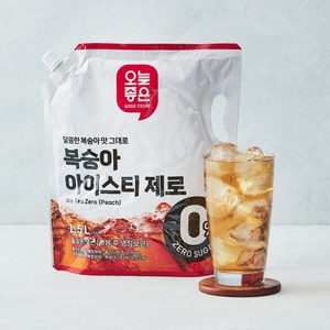 오늘좋은 복숭아 아이스티 제로 1.5L, 1개