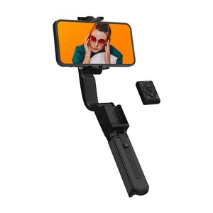 호헴 hohem iSteady Q 블랙 360도 스마트폰 짐벌 셀카봉 리모컨 포함, Black, 1개