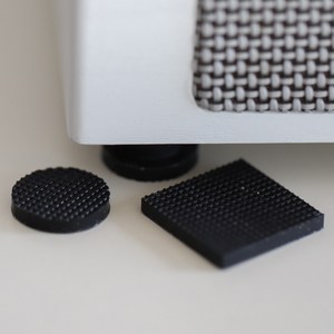 와우홈 강력내구성 실리콘 가구패드 소음방지 의자받침 1세트, 블랙