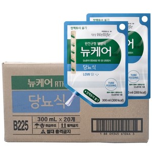 뉴케어 당뇨식 RTH 300ml 경관식 피딩줄 포함, 20개