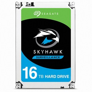 씨게이트 SkyHawk HDD CCTV용, ST16000VE000, 16TB