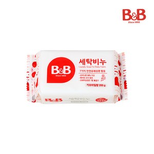 비앤비 유아의류용 세탁비누 카모마일, 200g, 3개