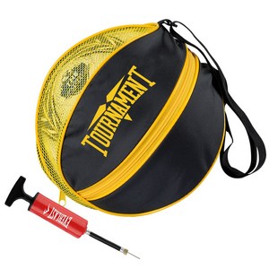 프로시그마 축구공가방 볼가방 볼백, 블랙+펌프(레드), 1개