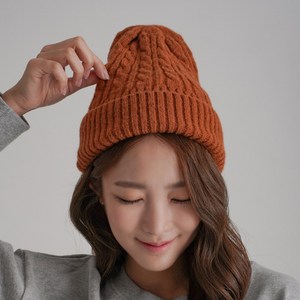 젬블링 여자 겨울 방한 모자 니트 기모 비니