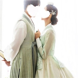 [대여]2인 신랑신부한복대여 커플한복 돌잔치 웨딩촬영한복