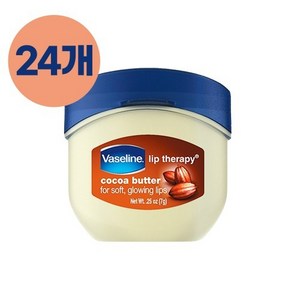 (24개) 바세린 립 테라피 코코아버터 립밤 7g, 24개