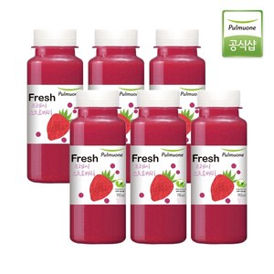 풀무원 [풀무원녹즙] 프레시 스트로베리 190ml x 6입  딸기주스 딸기스무디 과일주스 과일스무디 과채주스, 6개