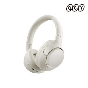 QCY 액티브 노이즈캔슬링 블루투스 헤드셋, 베이지, QCY H3 ANC APP HEADSET