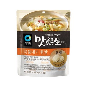 청정원 맛선생 황태 60g x 3봉(4gx45입) 국물내기 한알, 3개