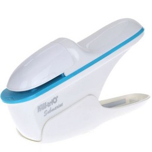 무드워크 심없는 스테이플러 페이퍼클린치, 1개, 화이트