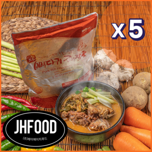 선봉식품 자연깃든 감자탕 뼈다귀해장국 900g 5개입, 5개