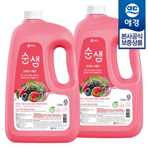 순샘 프레시 베리 주방세제, 3L, 2개