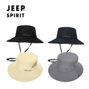 웹도매 JEEP SPIRIT 지프 스피릿 등산 레저 낚시 캠핑 사파리 모자 CA0352, 아이보리