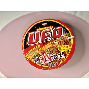 일본 간식거리 닛신 NISSIN 유에프오 UFO 볶음면 야끼소바 128g 기본, 3개