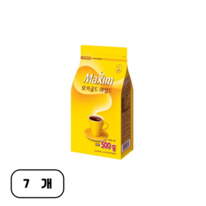 맥심 모카골드 마일드 원두커피믹스, 500g, 1개입, 7개