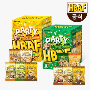 [HBAF] 바프 아몬드 미니 25봉 세트 (20gX25봉) 2종 택1, 파티박스 옐로우 (20gX25봉), 25개