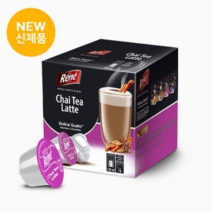 [반값행사] 카페르네 차이티라떼 네스카페 돌체구스토 호환 캡슐커피 16개입, 11g