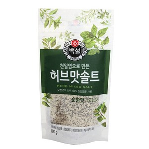 (무)백설 순한허브맛솔트 100g, 1개