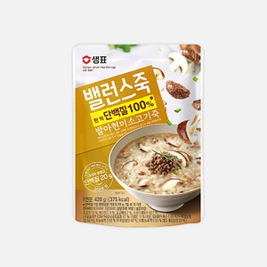 샘표 밸런스죽 발아현미 소고기죽, 420g, 1개