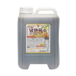 첫맛 8배 고농축 냉면육수, 10kg, 1개