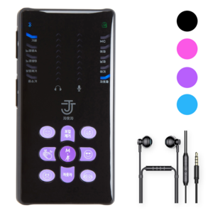 오디오 인터페이스 휴대용 오인페 주머니 속 방송 장비 스마트폰 PC 녹음 에코지원 자웃자, 퍼플, 8핀 (구형 아이폰)