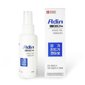 모스헌터 에이딘액 모기 진드기 기피제 고급형, 1개, 100ml