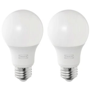 이케아 뤼에트 LED전구 E26 470루멘 60438705 / 이케아 LED 전구 / SOLHETTA 솔헤타, 백색, 1개