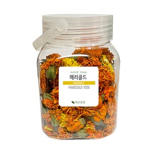 JEJU 제주 [무농약] 마리골드 꽃차 메리골드 꽃송이 MARIGOLD 100%, 40g, 1개입, 1개