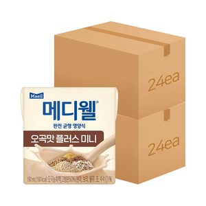 메디웰 오곡맛 플러스 미니, 150ml, 48개