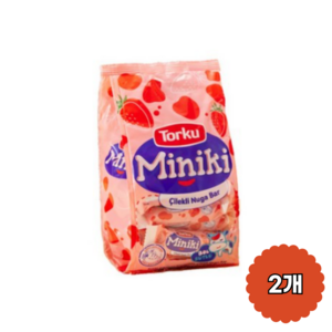 토르쿠 미니키 누가 딸기 초콜릿, 2개, 240g