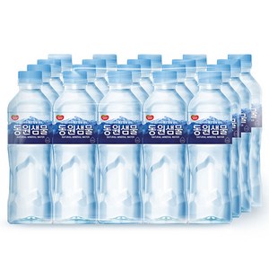 동원샘물 생수 (유/무라벨 랜덤발송), 500ml, 20개