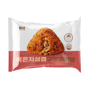 [엄지] 묵은지삼겹주먹밥 100g (냉동) x 10개 (낱개포장)