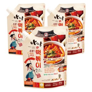 아딸 떡볶이 소스 300g x 3개입, 3개